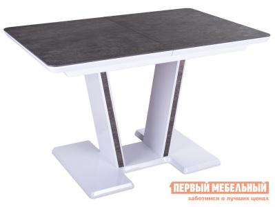 Кухонный стол  Блюз Белый / Серый лофт Домотека. Цвет: серый