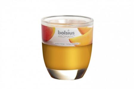 Свеча в стакане Aromatic манго Hoff. Цвет: оранжевый