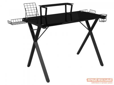 Письменный стол  GD-06 Черный, металл / Черное стекло Tetchair. Цвет: черный