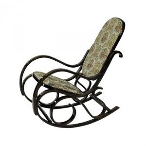 Кресло-качалка 1807-2 дуб темный/бежевый Петроторг