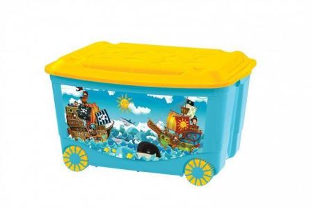 Ящик для игрушек на колесах Пластишка Hoff