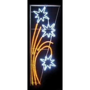 Панно световое (1.75x0.85 м) Звездный фейерверк 501-336 Неон-Найт. Цвет: неокрашенный