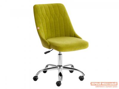 Офисное кресло  SWAN Оливковый, флок Tetchair. Цвет: зеленый