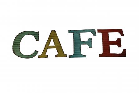 Табличка со словом Cafe Anticline