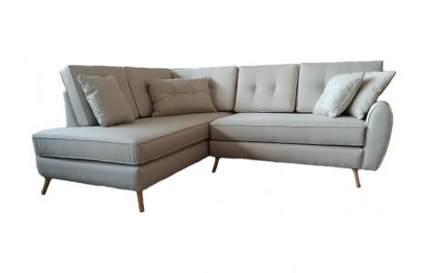 Угловой диван vogue (myfurnish) серый 227x88x91 см. Myfurnish. Цвет: серый