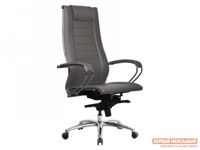 Кресло руководителя  Samurai Lux-2 MPES Серый, экокожа Метта. Цвет: серый
