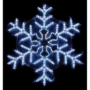 Панно световое (95x95 см) Снежинка NN-501 501-338 Неон-Найт. Цвет: неокрашенный